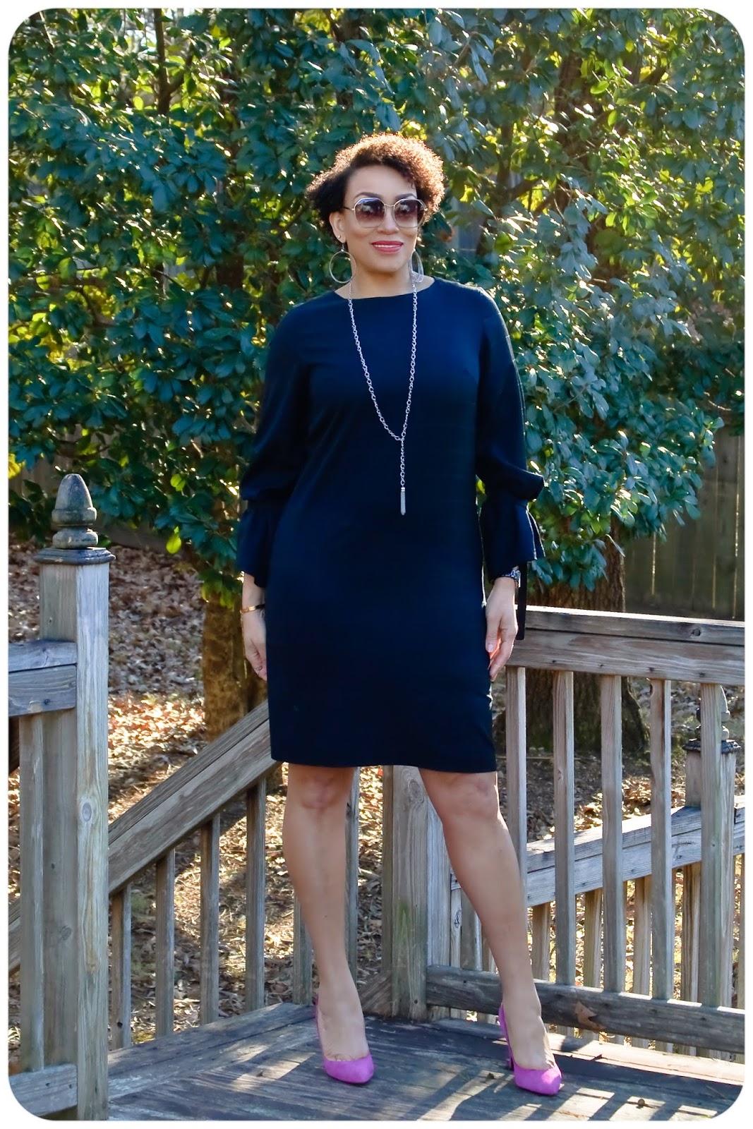 New look 2025 black shift dress